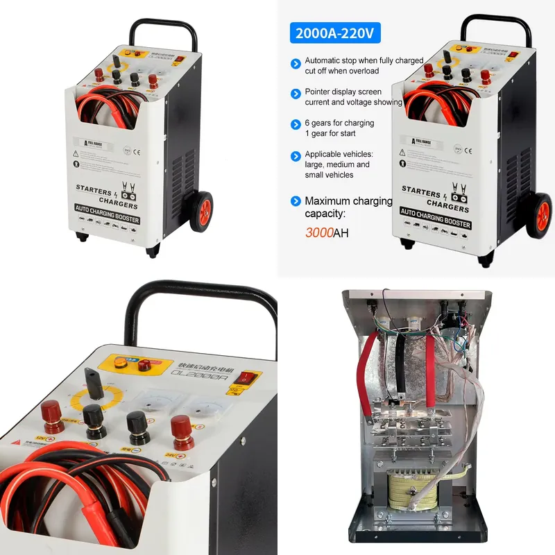 Jump Starter 24V Heavy Duty - Пуско-зарядное устройство для автомобиля 2000A, 12В/24В,