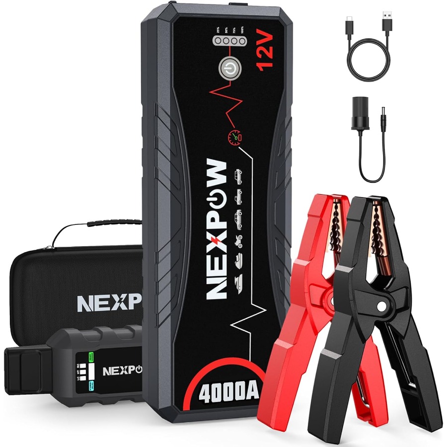 Portable Jump Starter 4000A - Автомобильный стартер 4000А Портативный пусковой ящик