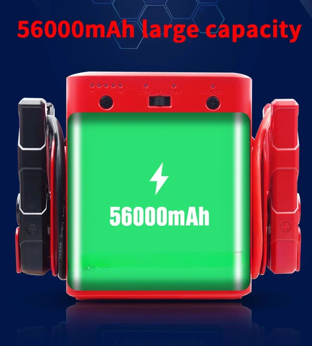 Portable Jump Starter 4000A - Автомобильный усилитель, портативный тяжелый бак для