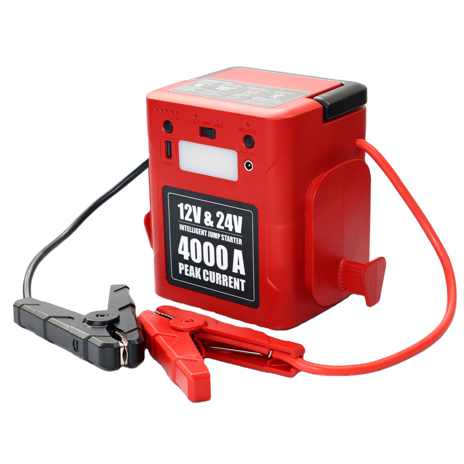 Car Jump Starter 12V 24V Truck - Портативное пусковое устройство 4000А 12В/24В для