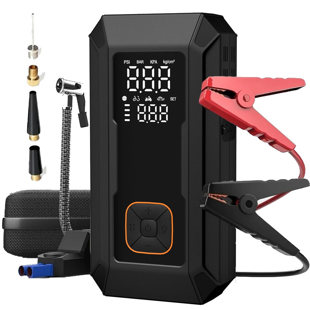 Portable Jump Starter 4000A - Автомобильный стартер с воздушным насосом 4000А,