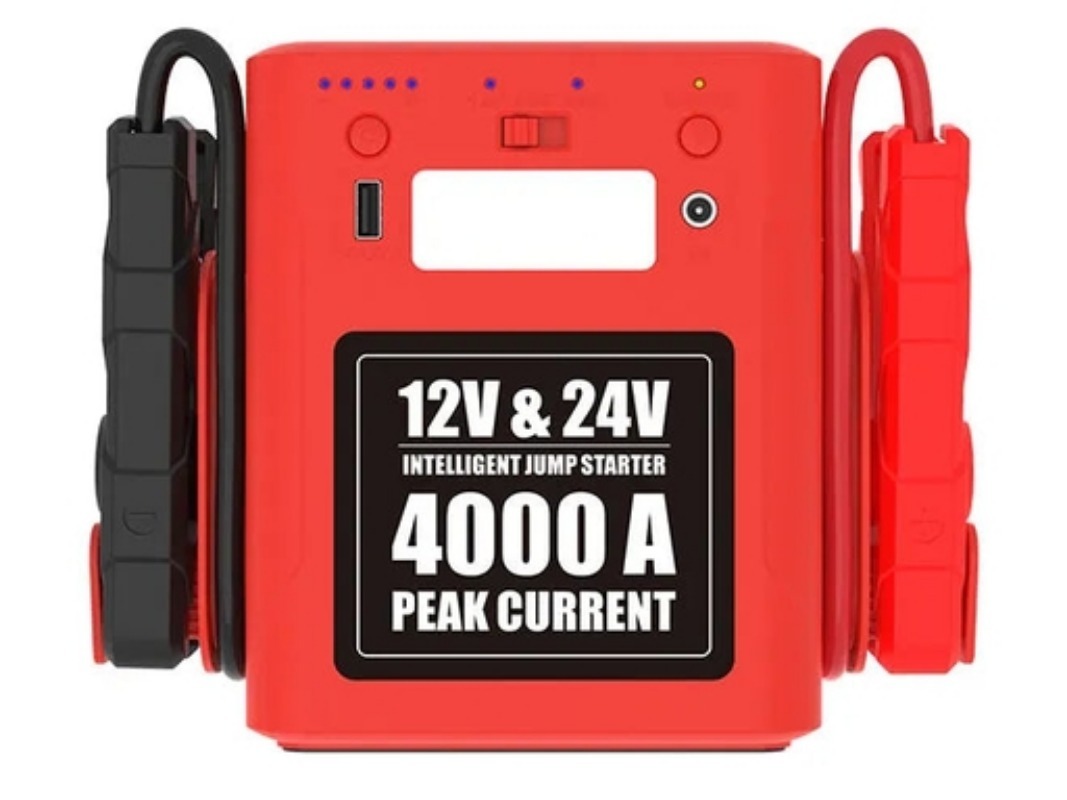 Jump Starter 24V Heavy Duty - Пусковое устройство на 56000 мАч, 12В/24В,