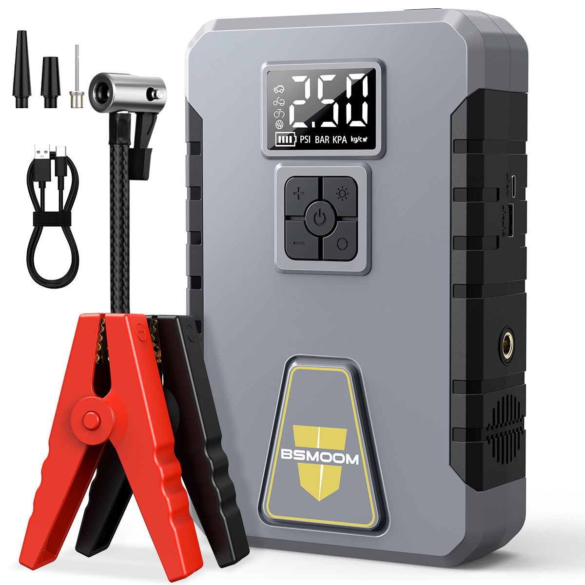 Насос для накачивания шин с да – обзор и цена Portable Jump Starter 4000A