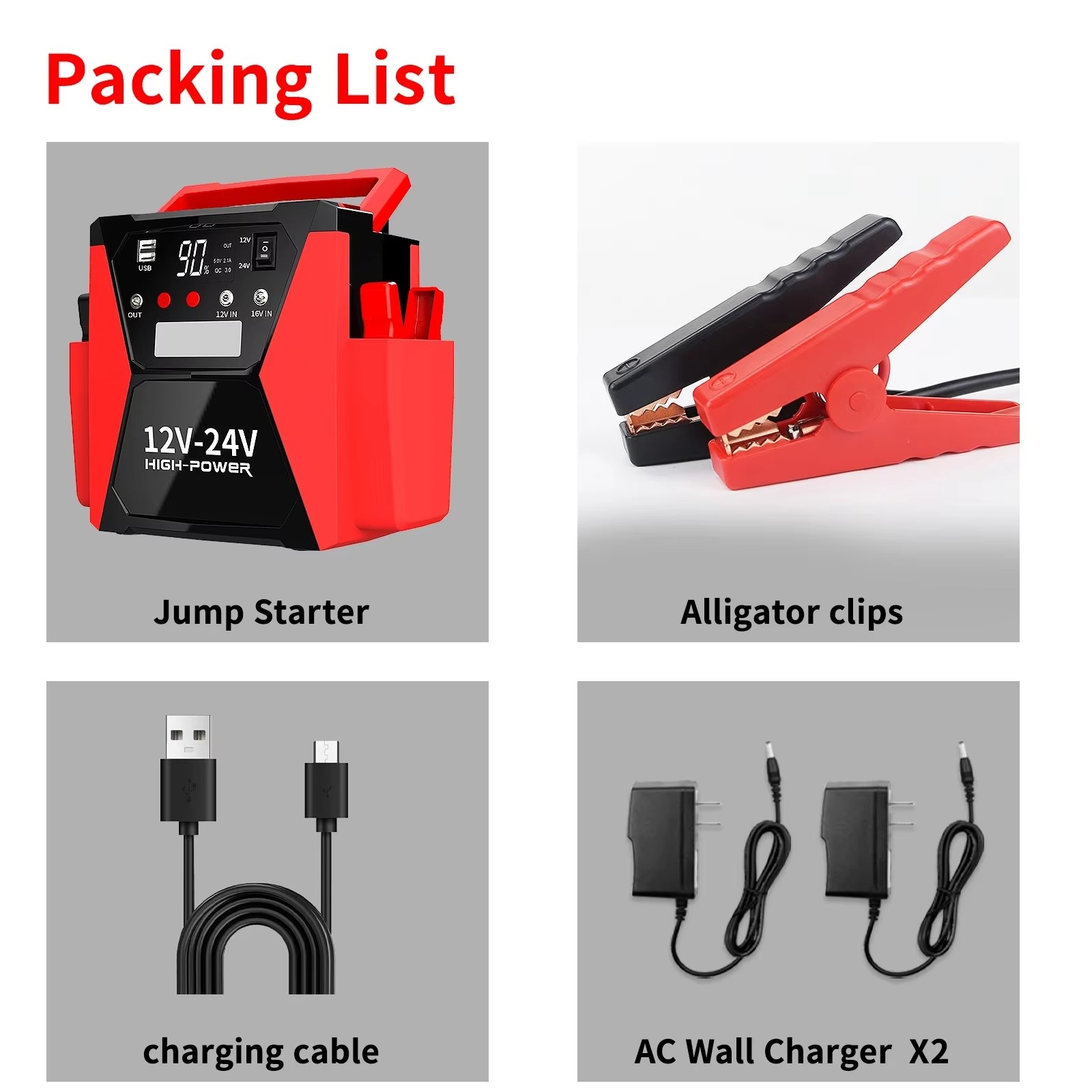 Мощное пусковое устройство для – обзор и цена Jump Starter 24V Heavy Duty