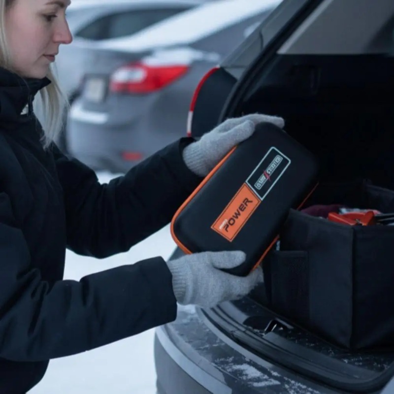 Прочный дорожный чехол из EVA  – обзор и цена Jump Starter Power Bank 20000Mah