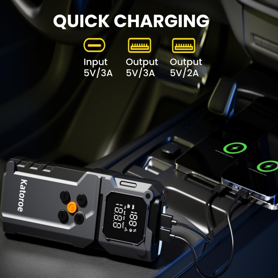 Портативный автомобильный акку – обзор и цена Jump Starter 12V Diesel
