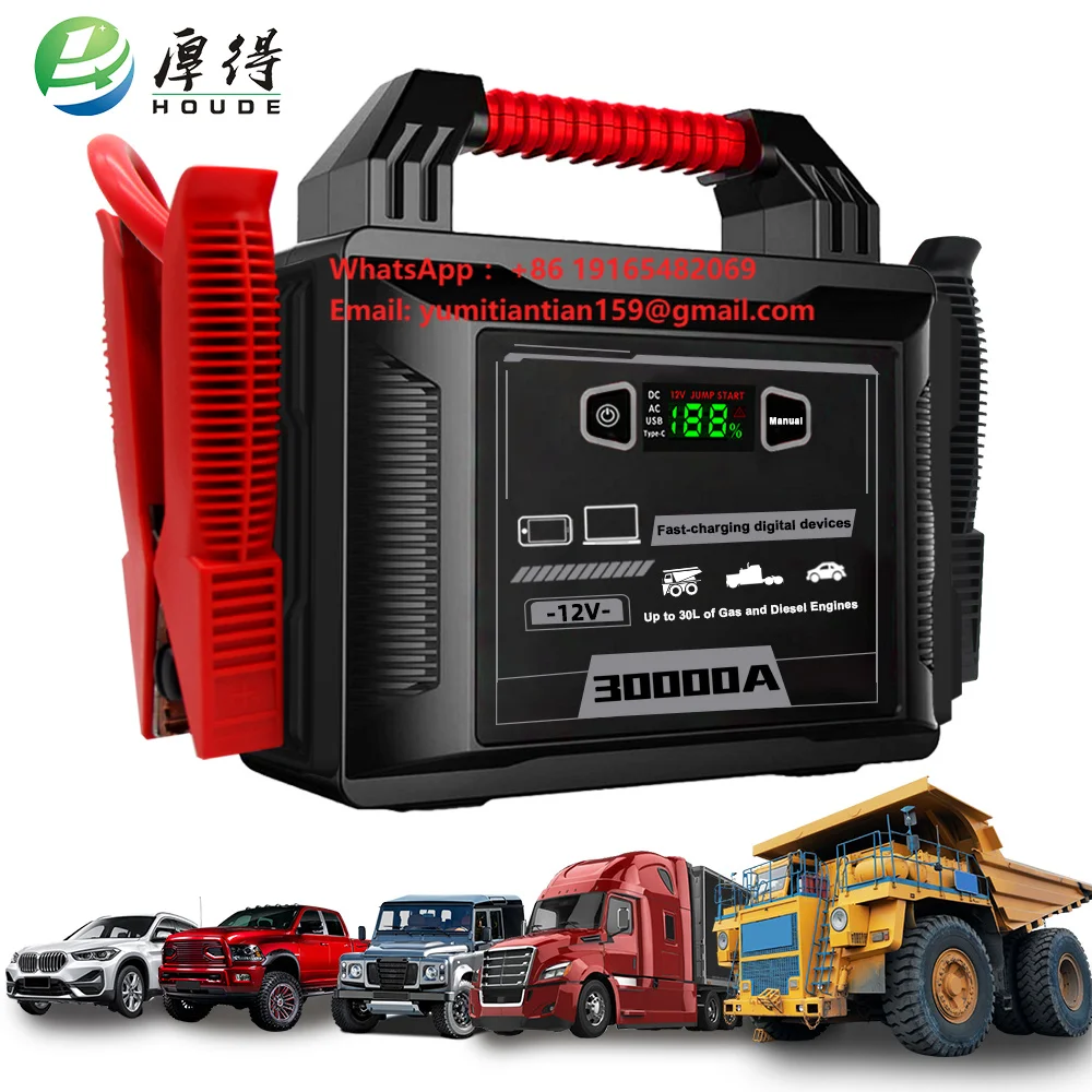 Пусковое устройство 30000A для – обзор и цена Jump Starter 24V Heavy Duty